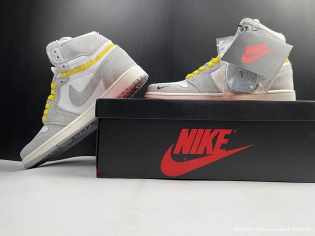 Official Maikesneakers 1 Smoke Switch Air High Jordan Light CW6576-100 0806